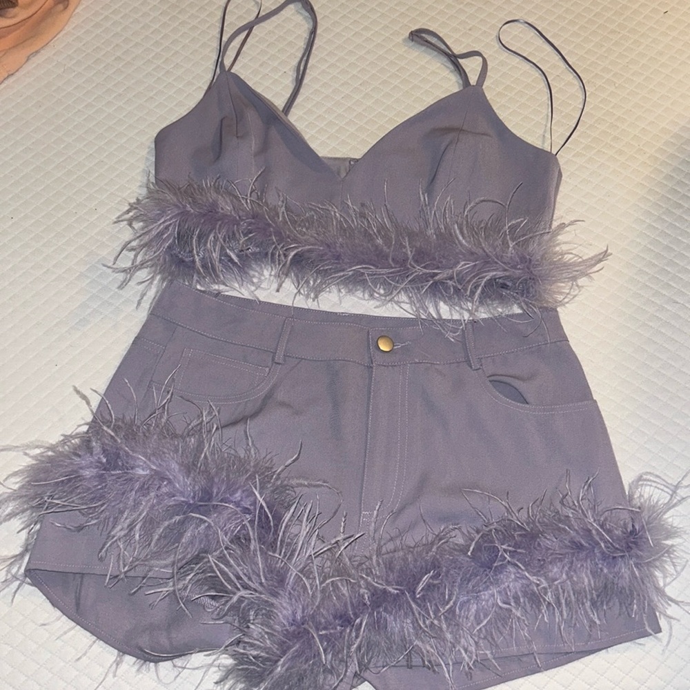 Indie Collection Purple Two Piece Set